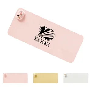 Heated desk pad pu leather large mouse keyboard mat