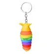 Mini Fidget Slug Key-Chain Toys | https://www.bestnamebadges.com