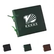 Genuine leather strap notebook | https://www.bestnamebadges.com