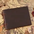 Genuine leather strap notebook | https://www.bestnamebadges.com