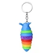 Mini Fidget Slug Key-Chain Toys | https://www.bestnamebadges.com