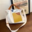 Canvas Shoulder Tote Bag | https://www.bestnamebadges.com
