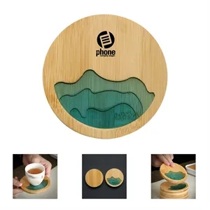 Bamboo Coaster with Resin