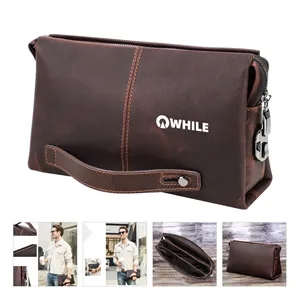 Genuine Leather 8 inch computer Waterproof Messenger Bags