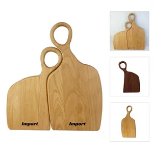 Wood Cutting Board Set with Handle
