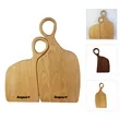 Wood Cutting Board Set with Handle | https://www.bestnamebadges.com