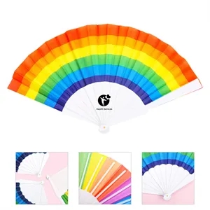 Folding Fabric Hand Fan