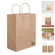 Kraft Brown Shopper Bag | https://www.bestnamebadges.com
