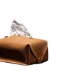 Portable PU Leather Hanging Car Tissue Bag | https://www.bestnamebadges.com