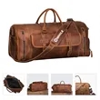 Large Leather Duffle Bag | https://www.bestnamebadges.com