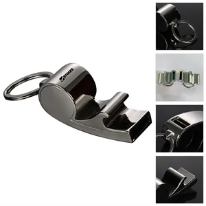 Bottle Opener Keychain Whistle