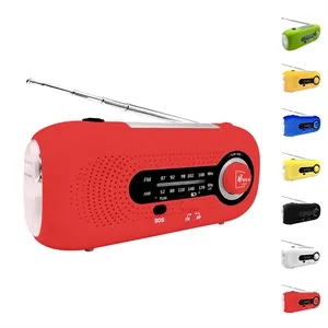 2000Mah Solar Hand Crank Weather Emergency Radio