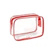 Transparent PVC Cosmetic Bag | https://www.bestnamebadges.com