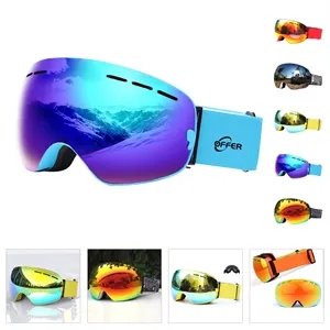 Snowboard Goggles Detachable Lens For Adults