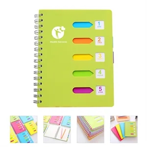 Spiral Notebook with Tabs
