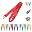 3/4" Dye Sublimation Polyester Lanyard For ID Badge | https://www.bestnamebadges.com
