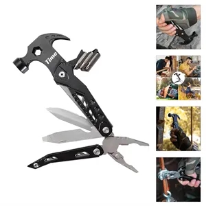 14 In 1 Small Multitool Hammer With Pliers Screwdrivers