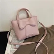 PU Large capacity bow tote bag | https://www.bestnamebadges.com