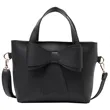 PU Large capacity bow tote bag | https://www.bestnamebadges.com