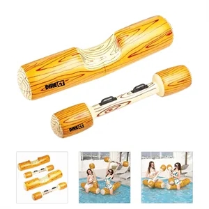 Inflatable Beach Log Flume Joust Set