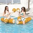 Inflatable Beach Log Flume Joust Set | https://www.bestnamebadges.com