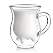 8.5 oz Unique Shape Design Glasses Milk Cups | https://www.bestnamebadges.com