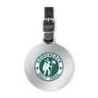 Ahead Large Round Golf Bag Tag | https://www.bestnamebadges.com
