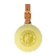 Ahead Large Round Golf Bag Tag | https://www.bestnamebadges.com