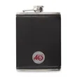 Ahead Leather Flask | https://www.bestnamebadges.com