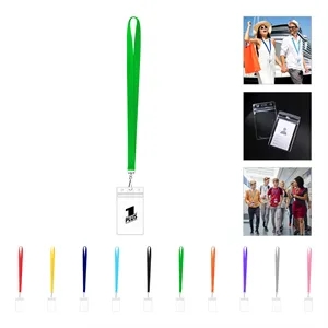 Combined Lanyard for Keys, ID Badges, Keychain Holder