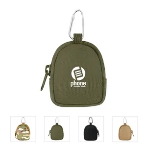 Outdoor Tactical Coin Purse Molle Keychain Pouch