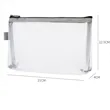 Translucent Clear Cosmetic Bag | https://www.bestnamebadges.com