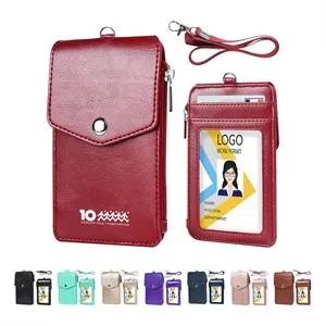 Neck Wallet set with Flap Top and Five Pockets