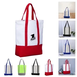 Non woven Two Tone Boat Tote