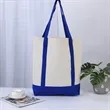Non woven Two Tone Boat Tote | https://www.bestnamebadges.com