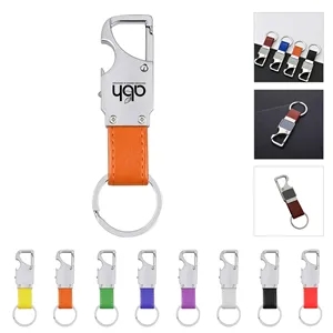 Leather Keychain Bottle Opener