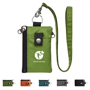 Nylon Small RFID Blocking Wallet with ID Window