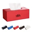 Rectangular PU Leather Tissue Box Holder | https://www.bestnamebadges.com