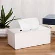 Rectangular PU Leather Tissue Box Holder | https://www.bestnamebadges.com