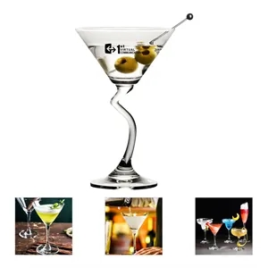 Corner Martini Glass