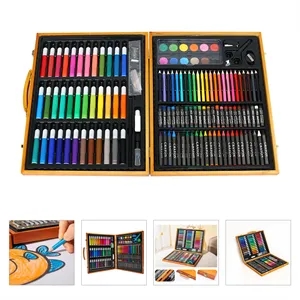 150pcs Kids Artist Painting Set with Wooden Case