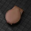 PU Leather Car Sunglasses Holder Clip | https://www.bestnamebadges.com