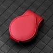 PU Leather Car Sunglasses Holder Clip | https://www.bestnamebadges.com