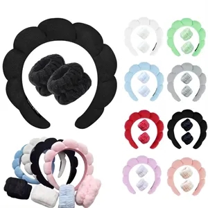 Customizable Sponge SPA Headband - Wrist Set