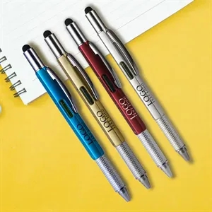 Metal Screw Level Touch Screen Stylus Pen