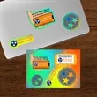 CUSTOMCUT™ Full Color Custom Shape Removable Vinyl | https://www.bestnamebadges.com