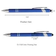 Custom Rubber Coated Stylus Ballpoint Pen | https://www.bestnamebadges.com
