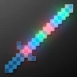 LED 8-Bit Pixel Sword | https://www.bestnamebadges.com