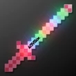 LED 8-Bit Pixel Sword | https://www.bestnamebadges.com