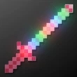 LED 8-Bit Pixel Sword | https://www.bestnamebadges.com